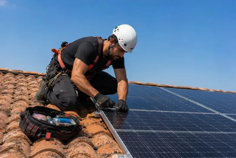 Maintenance et monitoring de panneaux solaires à Arbent
