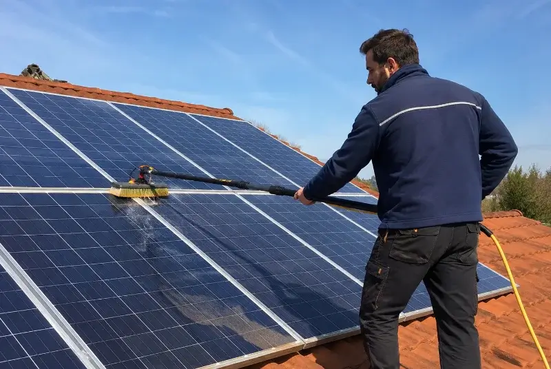 Nettoyage et entretien de panneaux solaires à Arbent