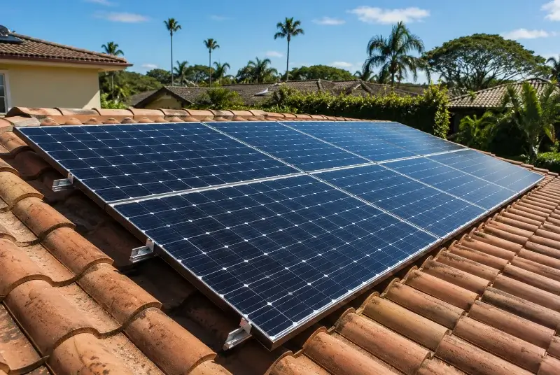 Installation de panneaux solaires à Arbent